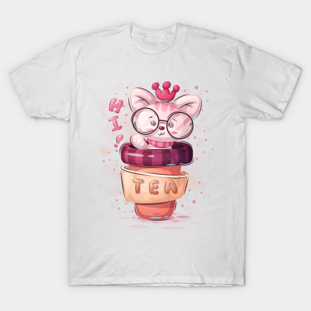 Princess cat T-Shirt by NoonDesign